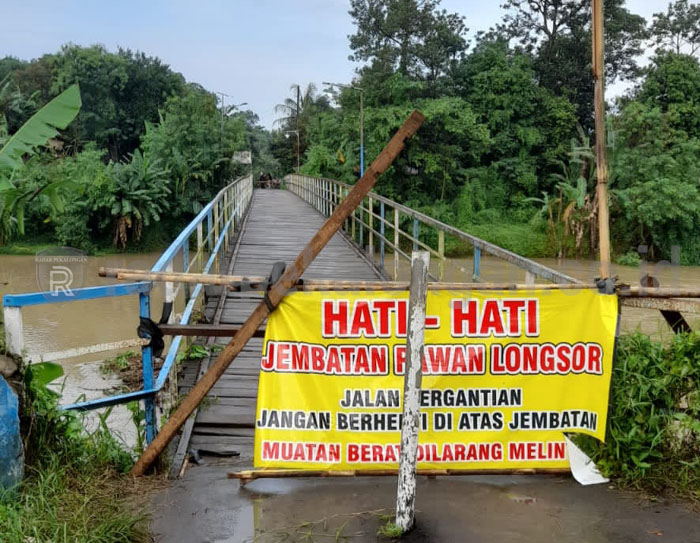 Berusia Ratusan Tahun Jembatan Glotak Rawan Ambruk