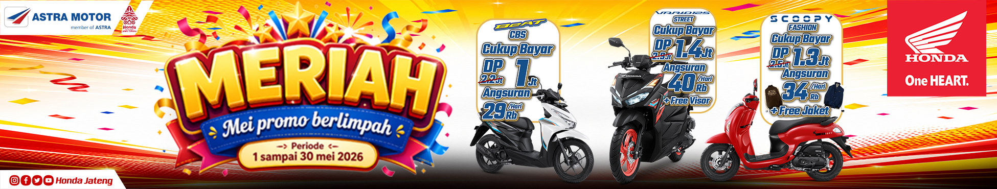 iklan banner Honda atas