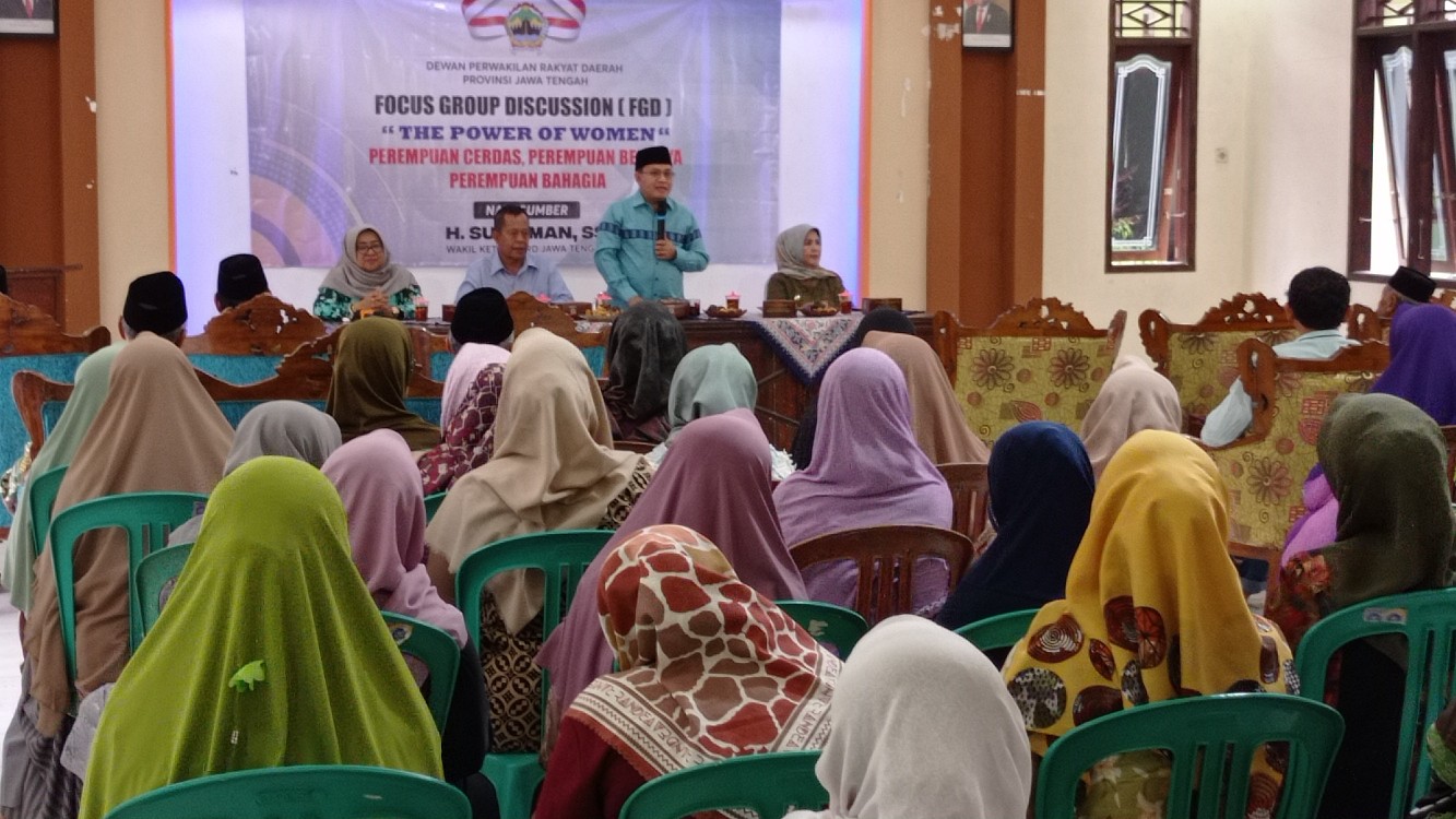 Sukirman Gelar FGD The Power of Women, Perempuan Cerdas, Berdaya dan Bahagia