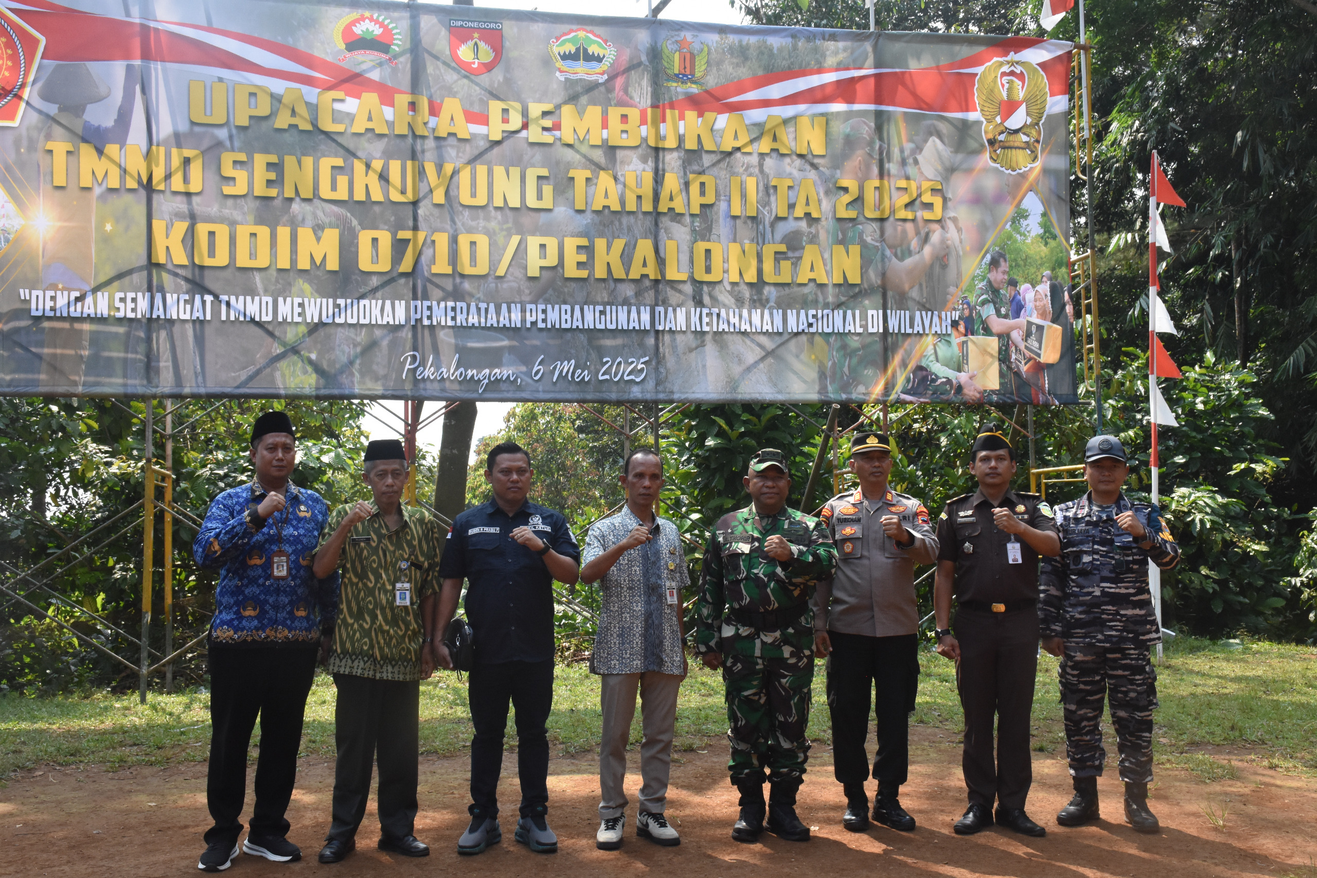 Pembukaan TMMD Sengkuyung Tahap II 2025 di Desa Kutorojo Kajen, Sasar Pembangunan Fisik dan Non Fisik