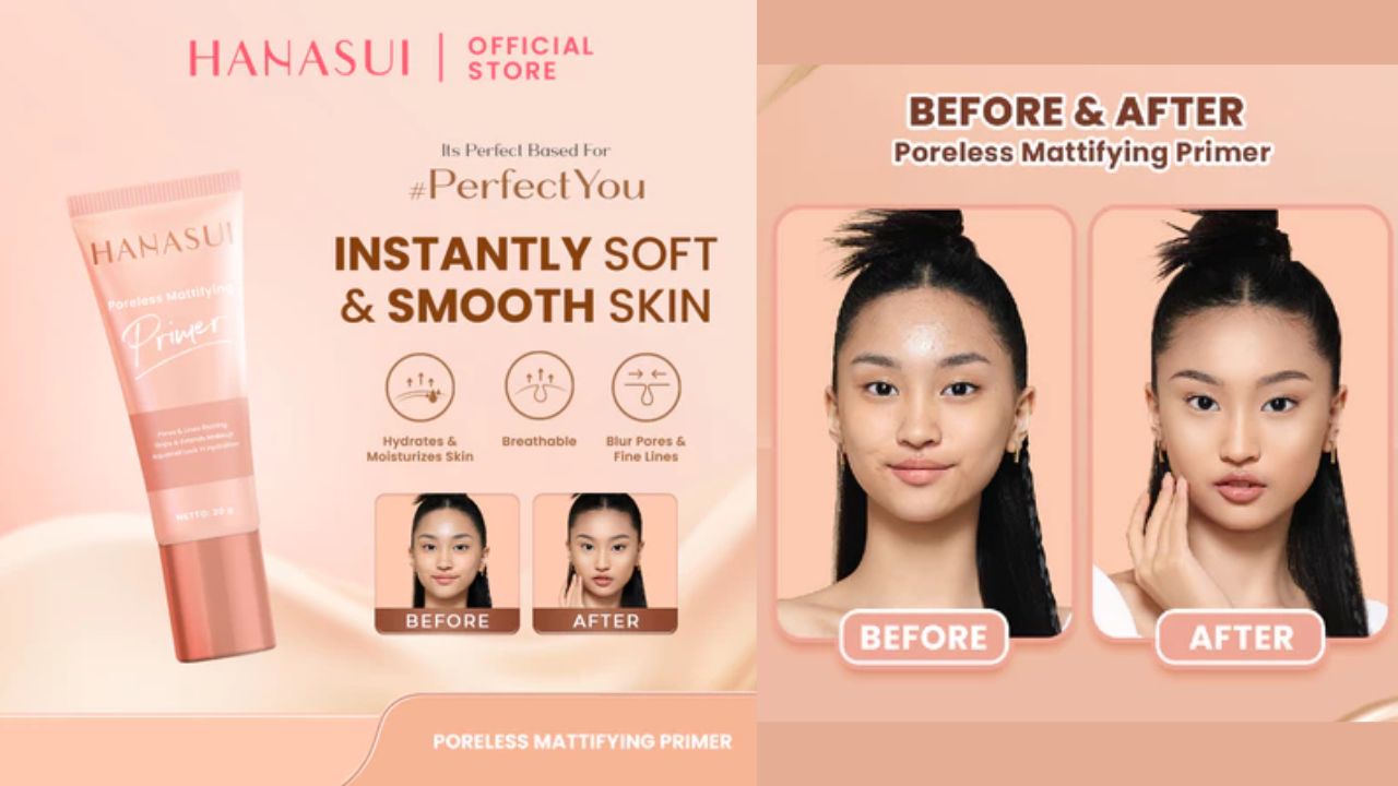 Review Hanasui Poreless Mattifying Primer, Samarkan Pori-Pori dan Flek Hitam