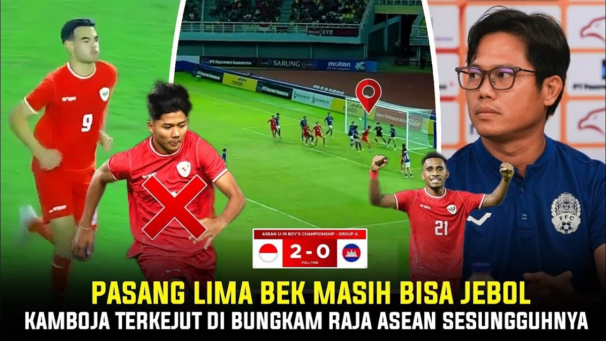 Sempat Dibikin Frustasi, Timnas Indonesia U-19 Tumbangkan Timnas Kamboja U-19 dengan Skor 2-0