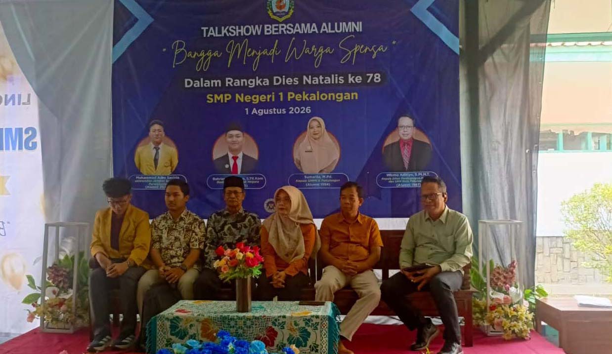 600 Siswa SMPN 1 Kota Pekalongan Belajar Rahasia Sukses dari Alumni, Dies Natalis ke-78 Penuh Inspirasi