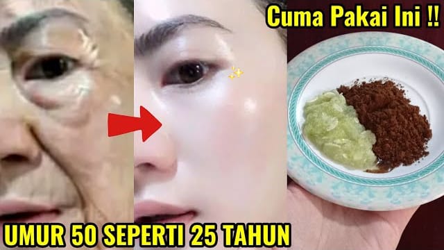 Ini Dia Masker Alami untuk Mengencangkan Wajah Kendur dan Flek Hitam, Bikin Glowing Awet Muda di Usia 50 Tahun