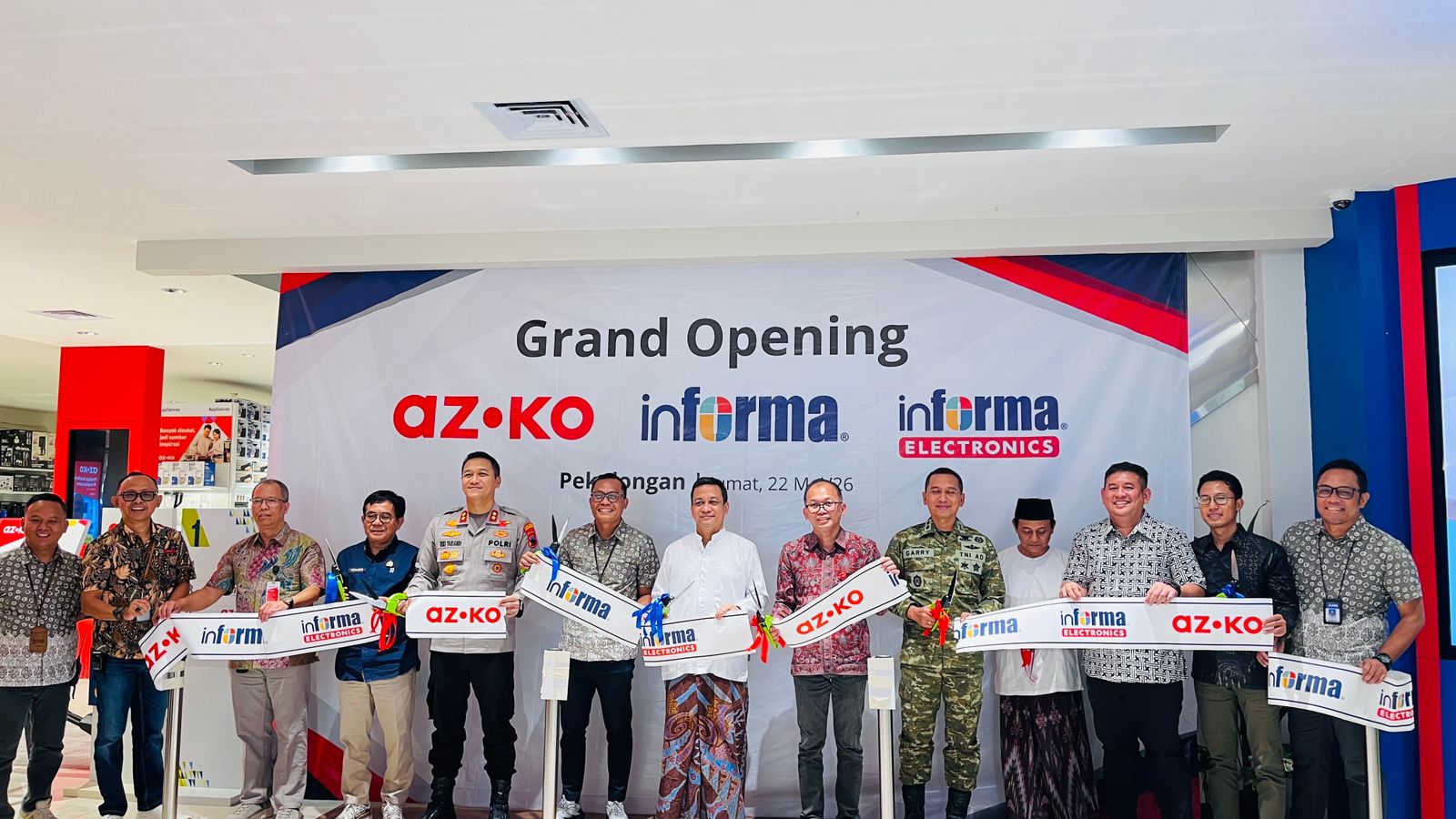 AZKO dan Informa Resmi Hadir di Pekalongan, Perkuat Pasar Ritel Modern