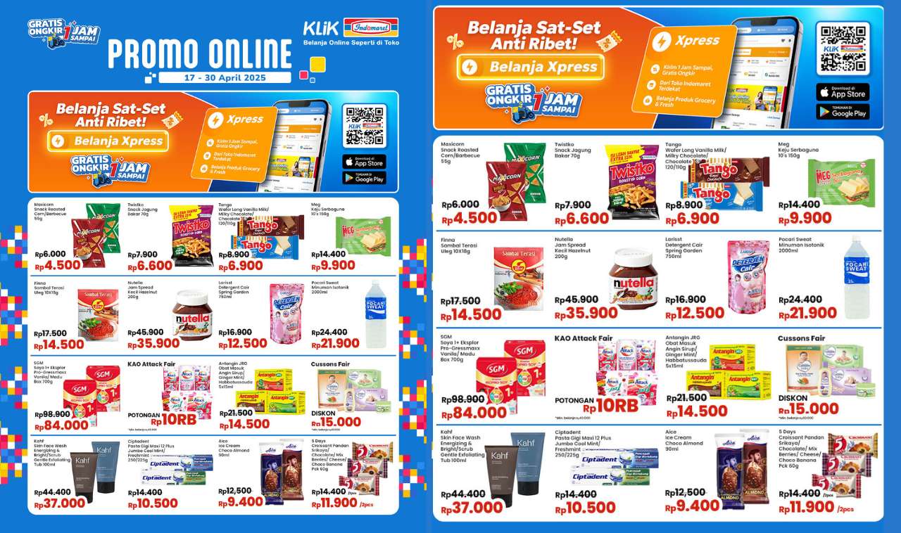 PROMO ONLINE Katalog Super Hemat Hanya di Klik Indomaret, Belanja Cepat & Diskon Besar!