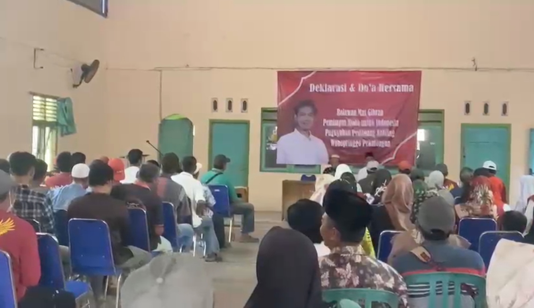 Relawan dan Pedagang Keliling Wonopringgo Gelar Deklarasi Dukung Mas Gibran Cawapres 2024