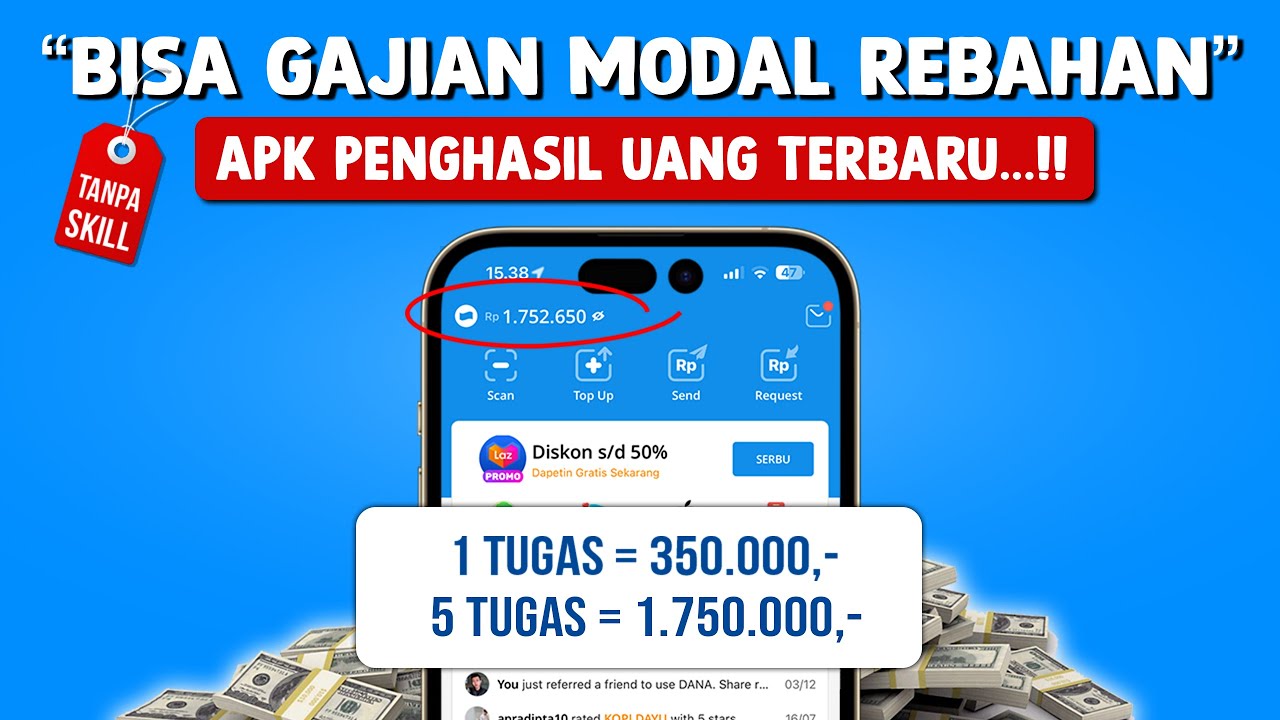 5 Aplikasi Penghasil Uang Rp 100 Ribu, Cocok untuk Menghasilkan Uang Tambahan