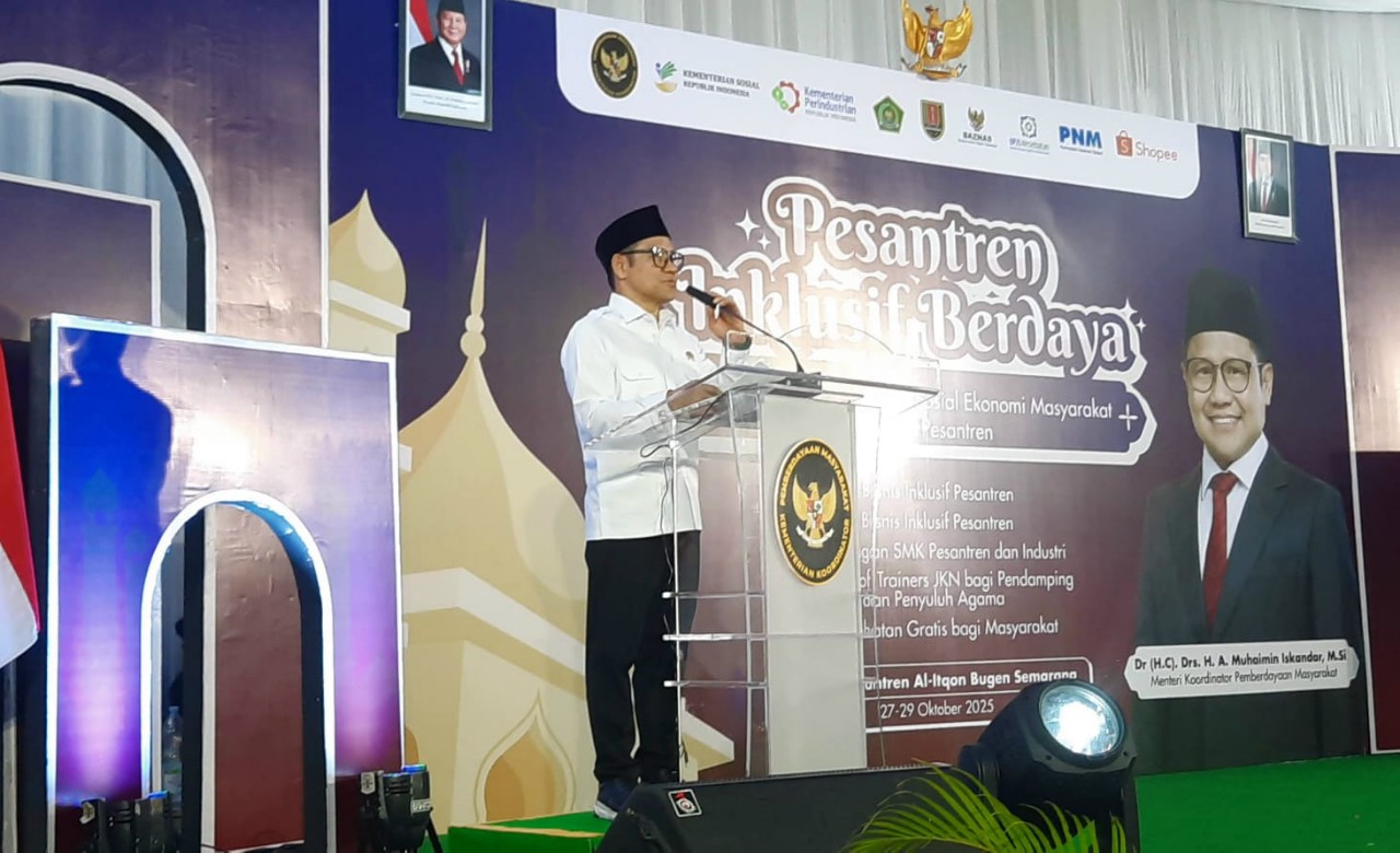 Menko Muhaimin Dorong Pesantren Ambil Peran Pemberdayaan Untuk Entaskan Kemiskinan  