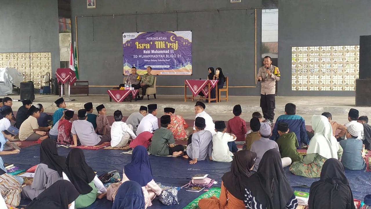 SD Muhammadiyah Bligo 01 Peringati Isra' Mi'raj dengan Kajian Bahaya Bulying Terhadap Anak