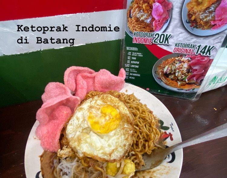 Penasaran dengan Menu Ketoprak Indomie? Yuk Warga Batang Cobain Menu Viral ini di Ketoprak Pa'e 1985