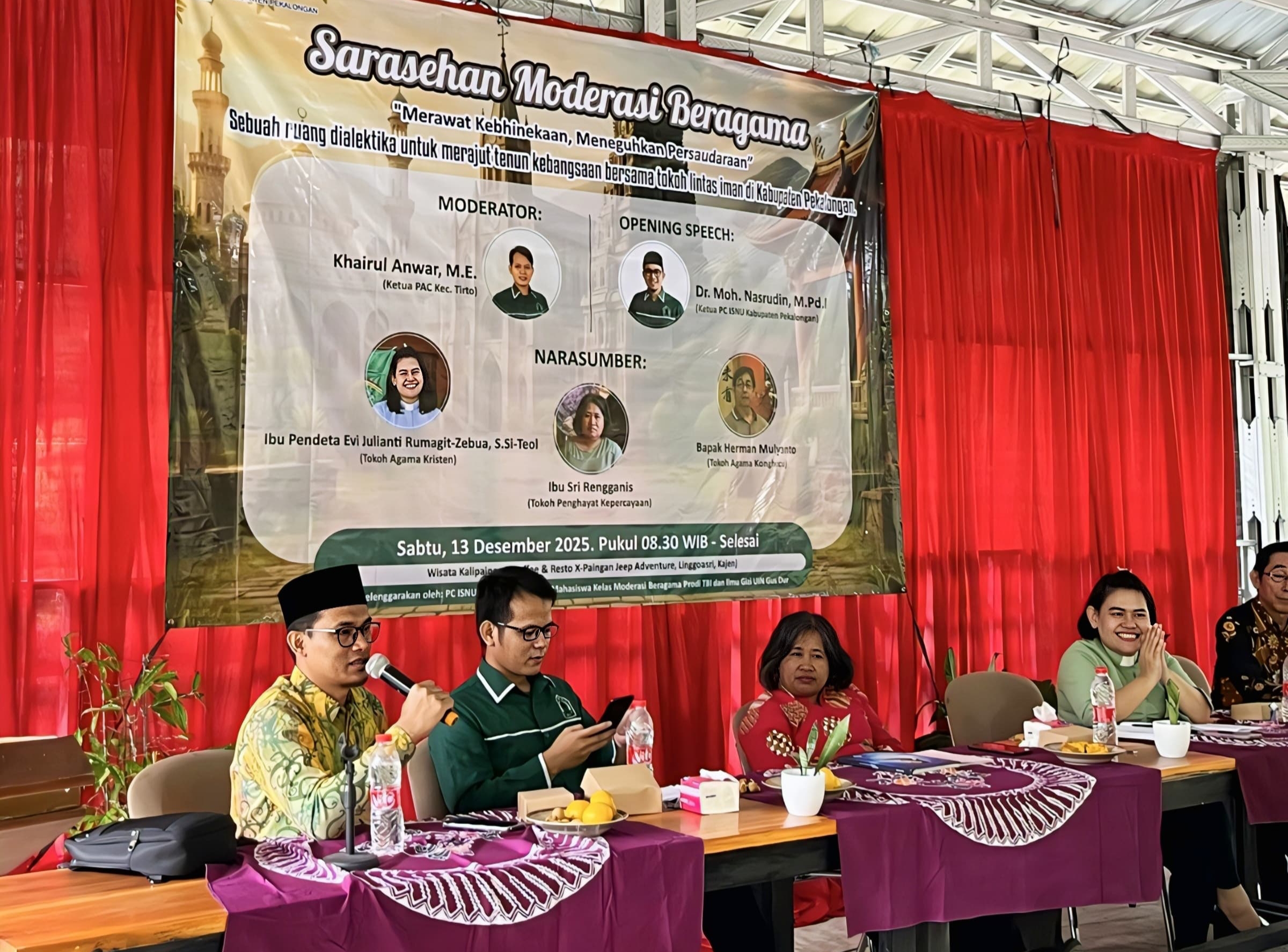 Gelar Sarasehan di Alam Terbuka, ISNU Pekalongan Tanamkan Nilai Persaudaraan Semesta