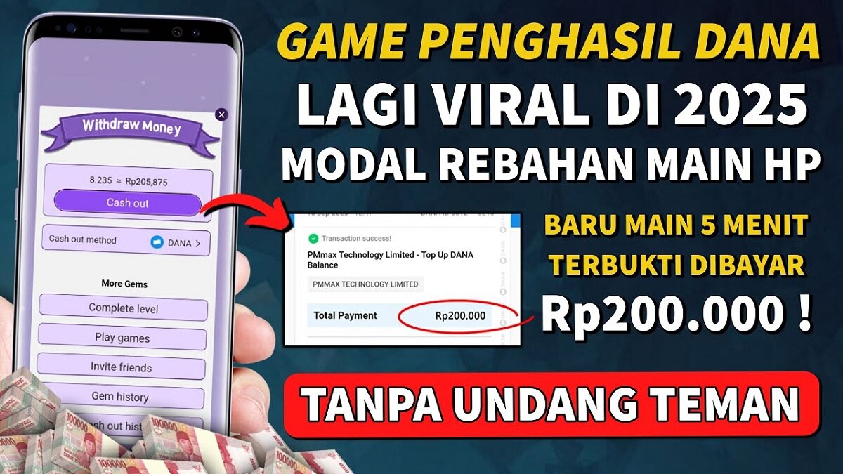Baru Main 2 Kali, Langsung Dapat Rp210.000! Aplikasi Penghasil Uang 2025 Terbukti Membayar Tanpa Undang Teman!