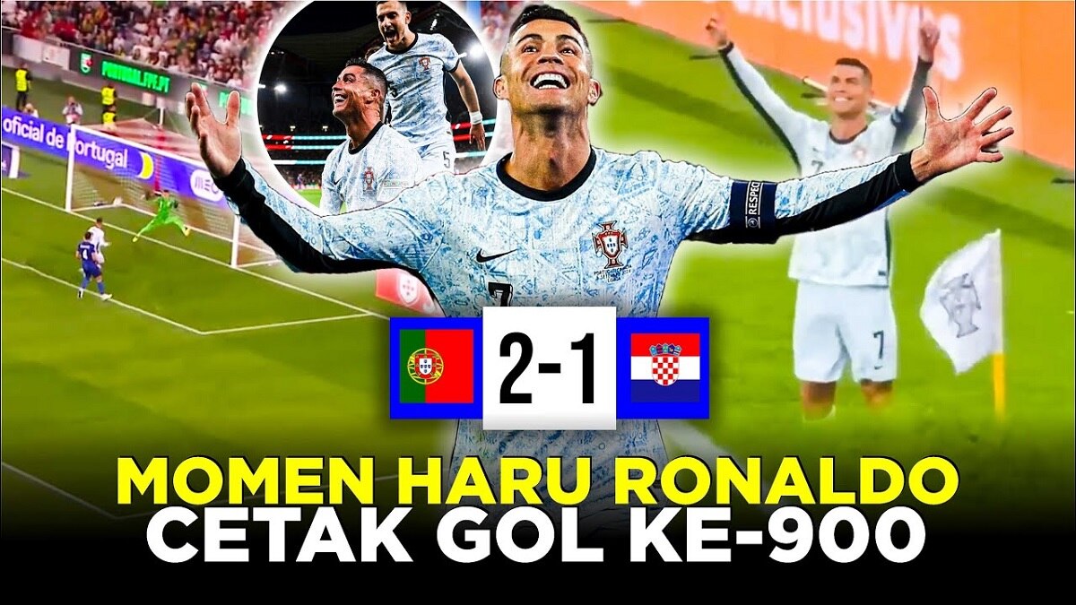 Momen Haru Cristiano Ronaldo Bikin Gol Ke-900! Target 1000 Gol Sebelum Pensiun Semakin Nyata