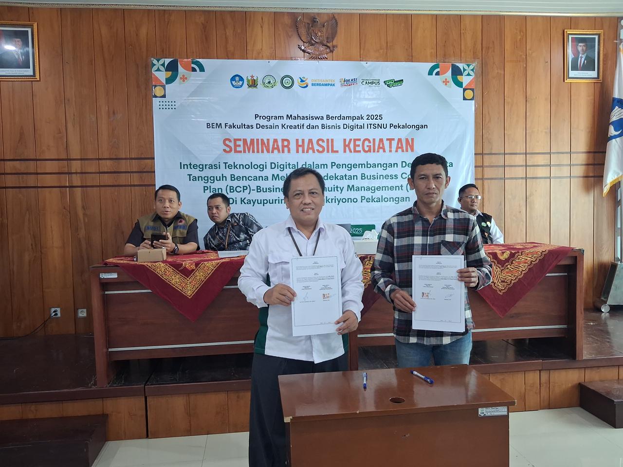 ITSNU Pekalongan Gelar Seminar Hasil Hibah Kemdiktisaintek 2025, Dorong Penguatan Desa Wisata Berkelanjutan