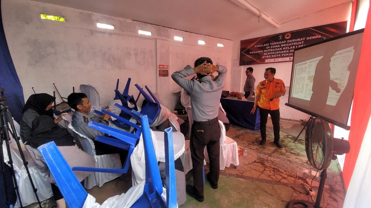 Antisipasi Potensi Gempa: Rupbasan Pekalongan dan BPBD Gelar Simulasi Tanggap Darurat