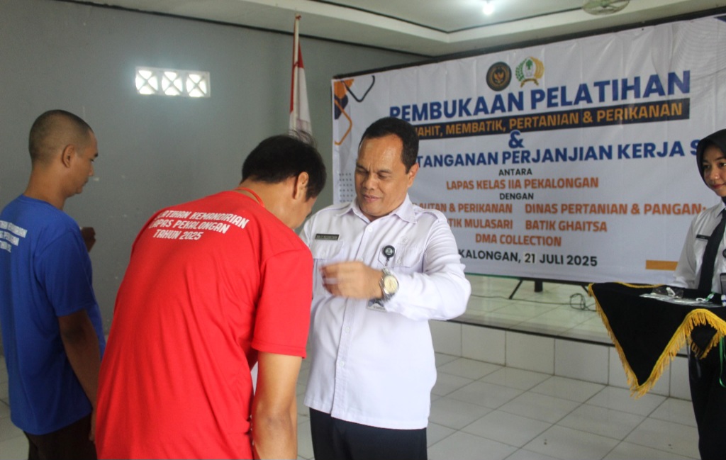 Lapas Pekalongan Buka Pelatihan Kemandirian Warga Binaan, Gandeng 5 Mitra Strategis