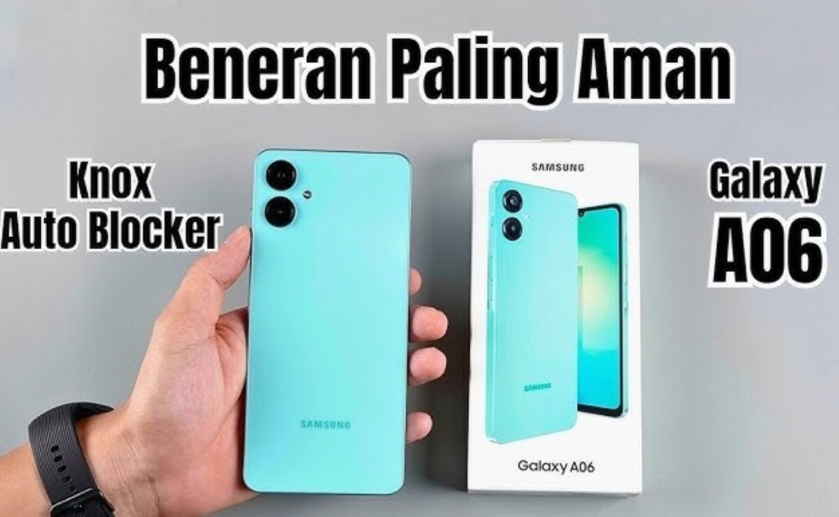 Galaxy A06, Hp Samsung Terbaru harga 1 Jutaan Spek Tangguh dan Memiliki Sistem Keamanan yang Jitu!