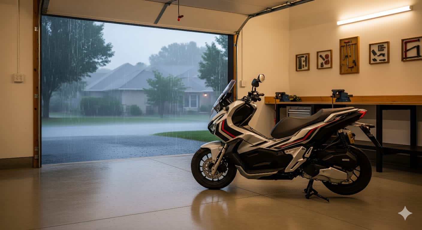 Bikers, Siapkah Motor Anda Hadapi Musim Hujan?