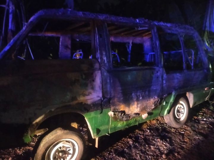 Mobil Suzuki Carry Terbakar di Desa Pododadi Pekalongan, Inilah Penyebabnya