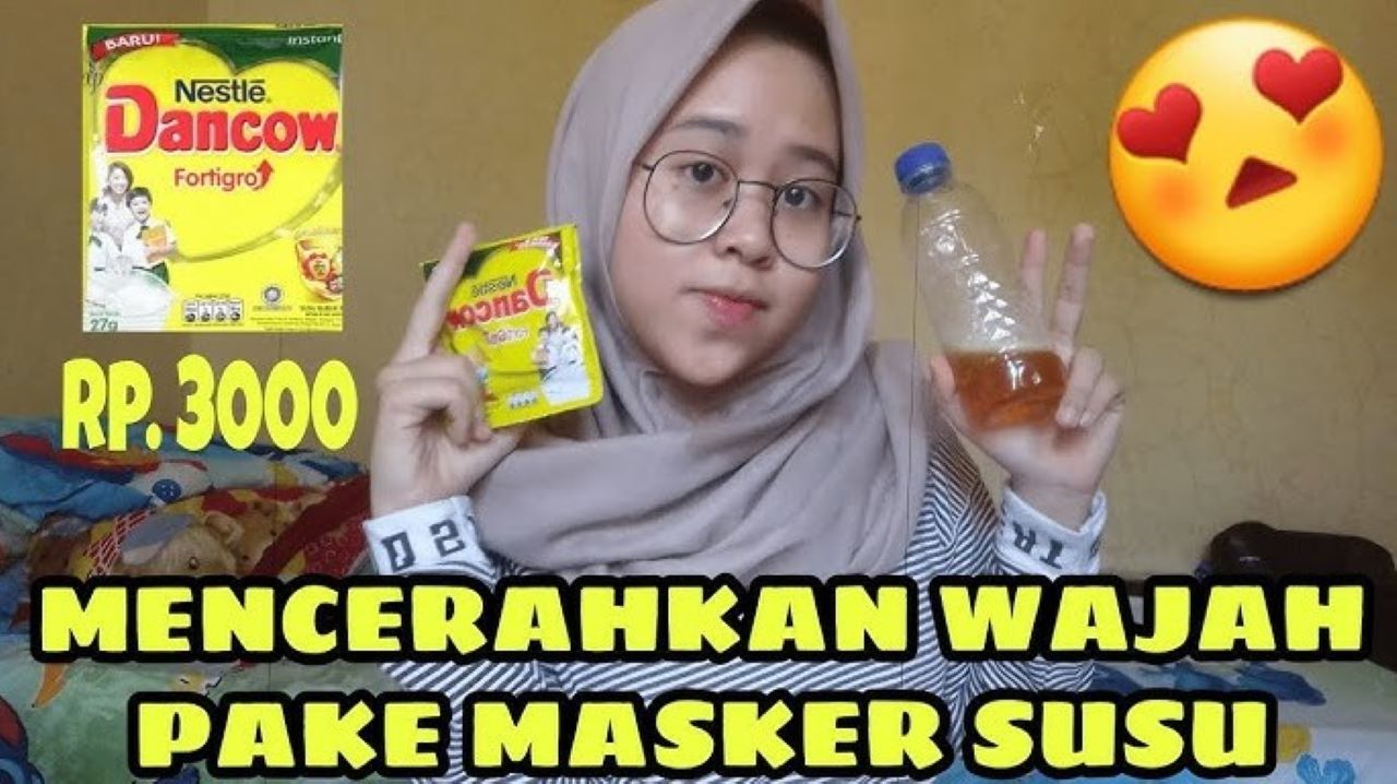 DIY Masker Susu untuk Mencerahkan Wajah Kusam, Cukup Tambahkan 2 Bahan Ini 