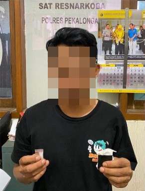 Emon Diciduk Polisi Saat Bawa Sabu 0,43 Gram di Sragi Pekalongan