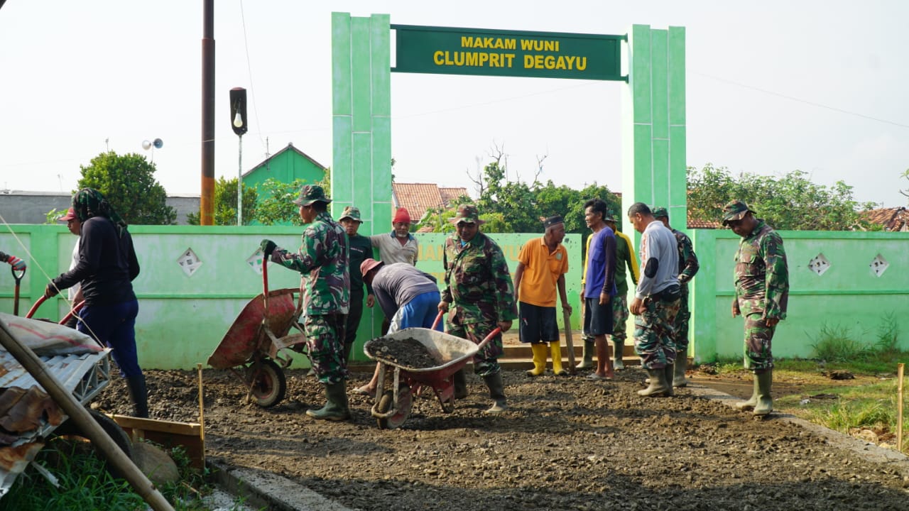 15 Hari Berjalan, Progres TMMD di Kelurahan Degayu Sudah Hampir 50 Persen