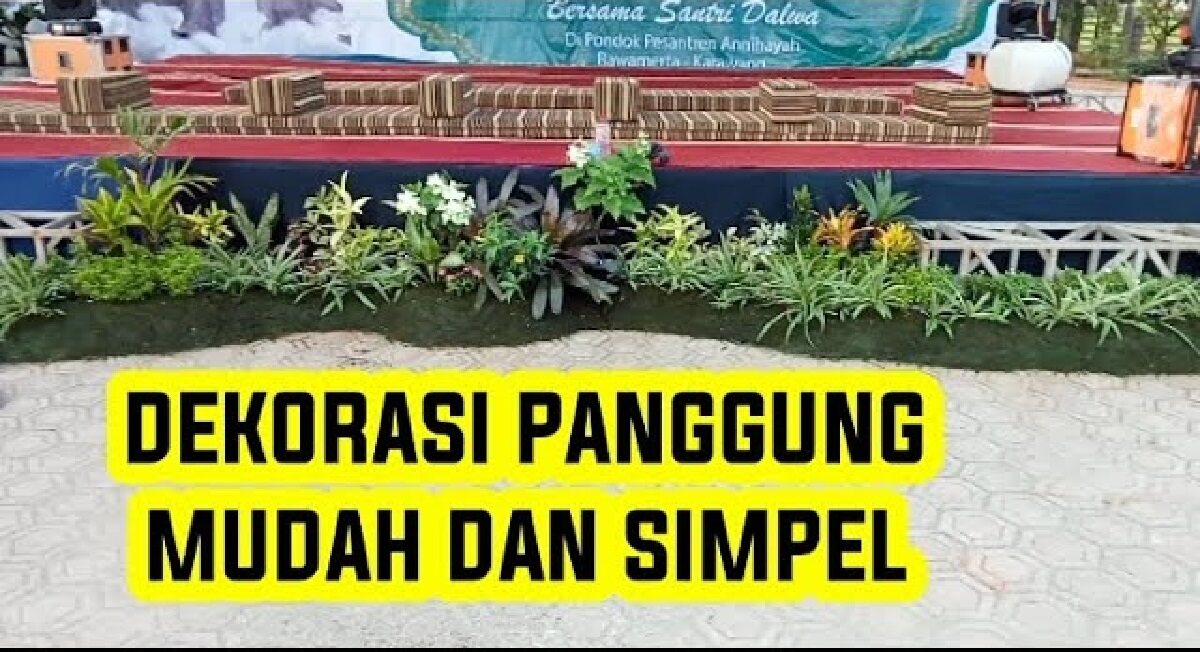 Ciptakan Kenangan Abadi! Inilah 10 Ide Dekorasi Panggung Outdoor Sederhana untuk Perpisahan SMK