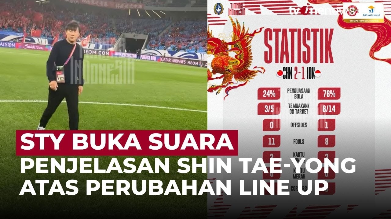 Shin Tae-yong Buka Suara Terkait Perubahan Starting Line Up Saat Melawan China, Ternyata…