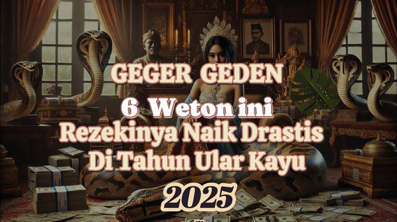 GEGER GEDEN! 6 Weton Ini Rezekinya Akan Naik Drastis di Tahun Ular Kayu 2025, Apakah Kalian Termasuk?