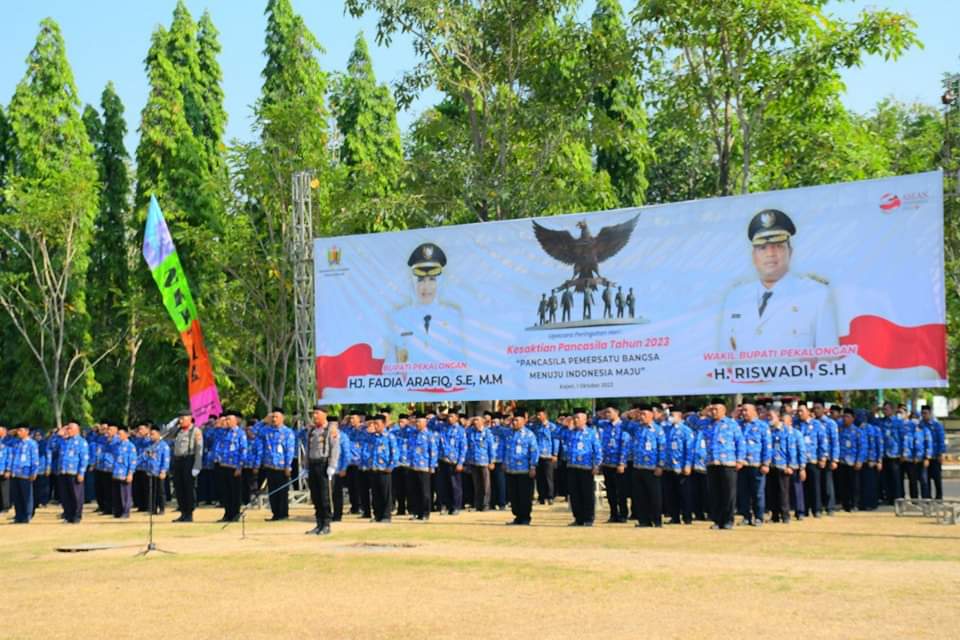 Pemkab Pekalongan Gelar Upacara Peringatan Hari Kesaktian Pancasila Tahun 2023