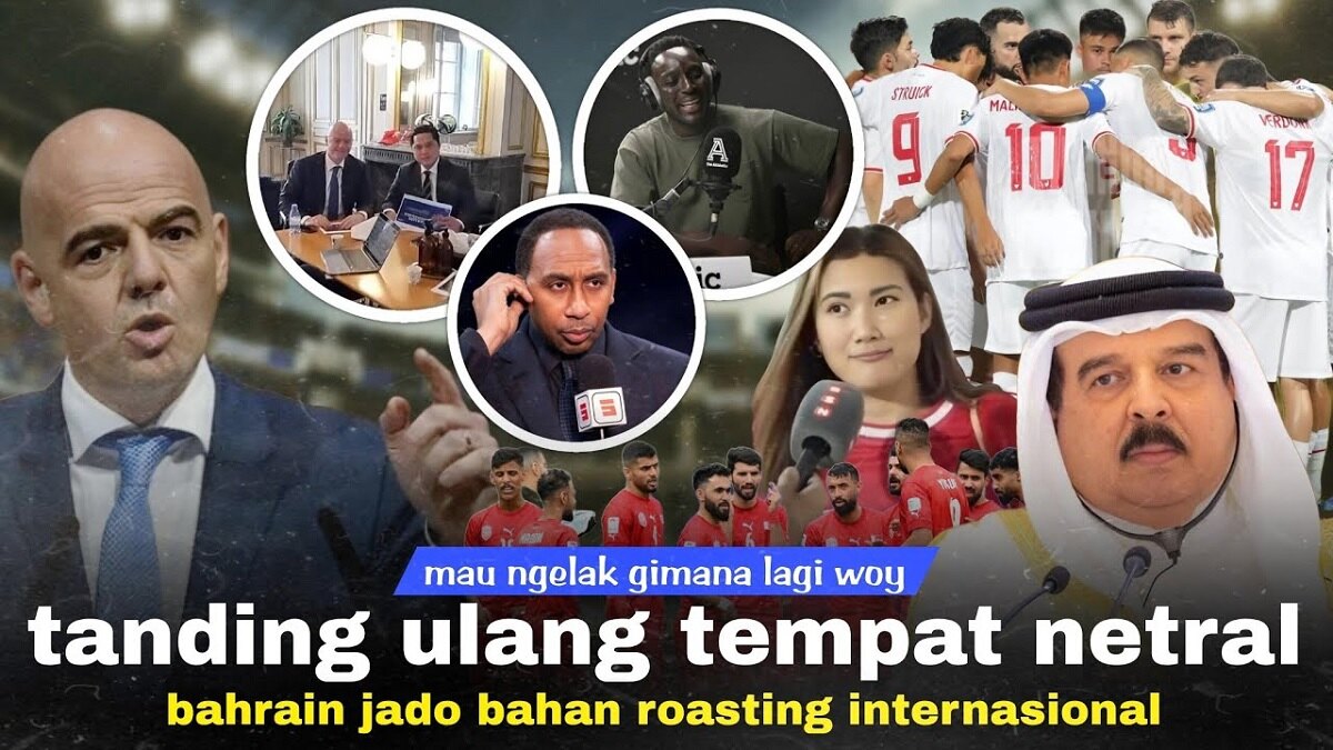 FIFA Atur Tanding Ulang Laga Timnas Indonesia VS Bahrain? Bahrain Jadi Cemoohan Internasional