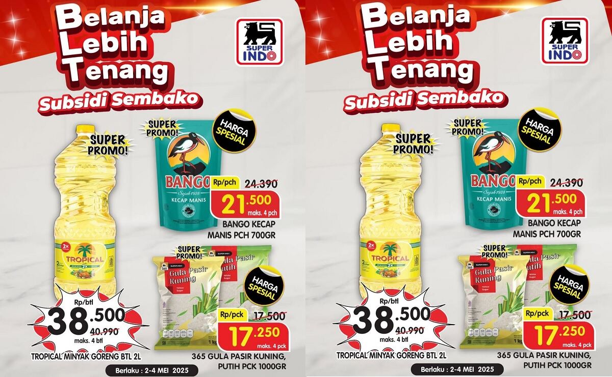 Heboh! Superindo Kasih Diskon Gila Sembako Mei 2025, Minyak Goreng Cuma Rp 30 Ribuan!