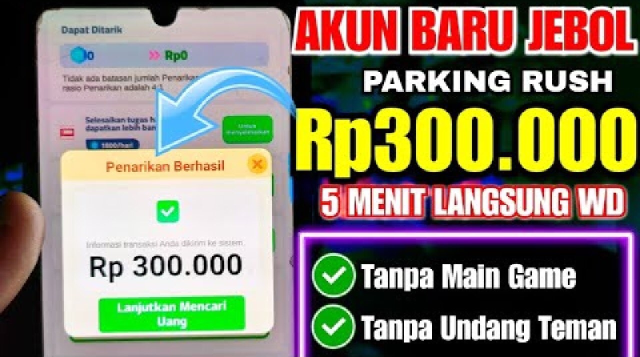 Cara Mendapatkan Saldo DANA Gratis Rp550.000 Lewat Game Parkir Mobil dengan Mudah!