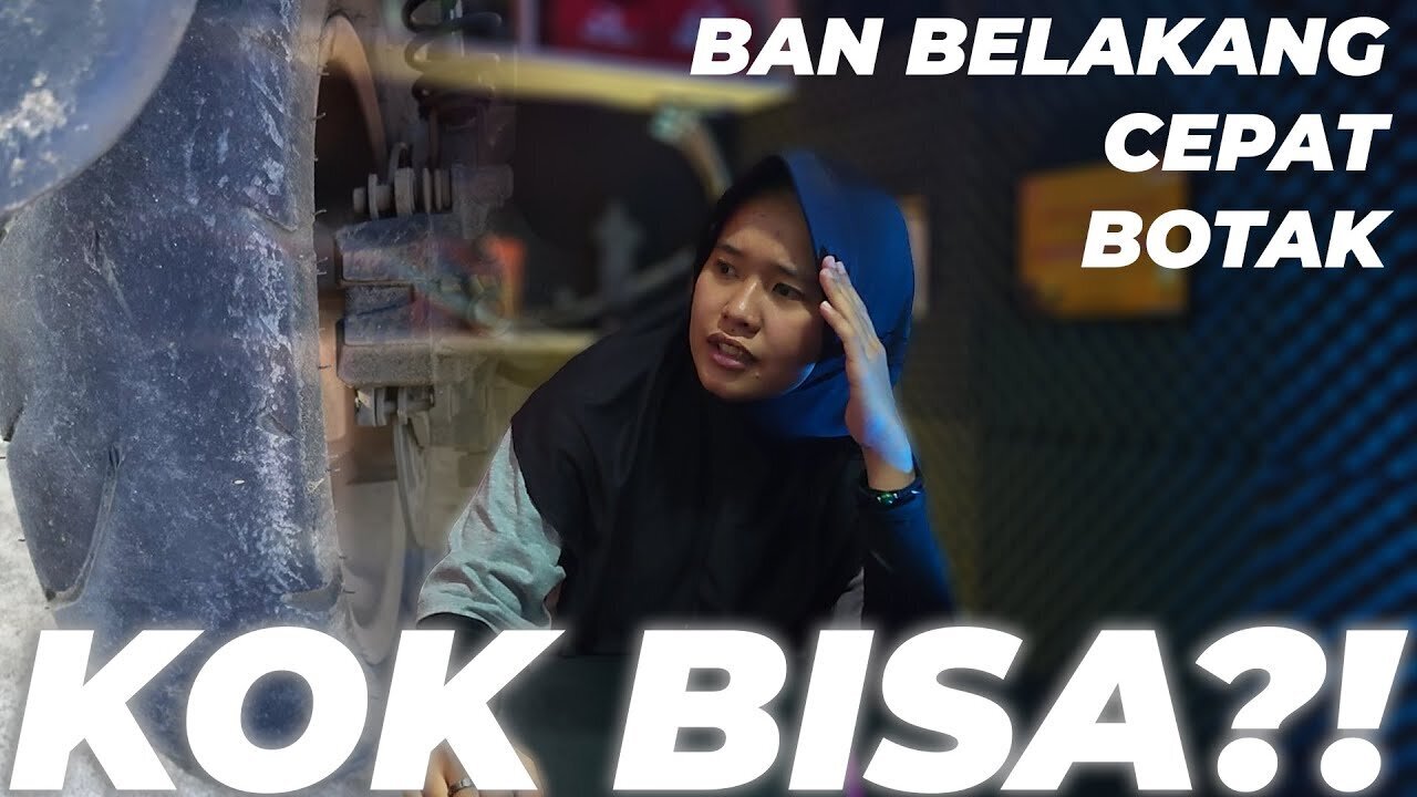 Mengapa Ban Belakang Motor Lebih Cepat Botak? Yuk Pahami Alasan dan Tips Jitu Mencegahnya