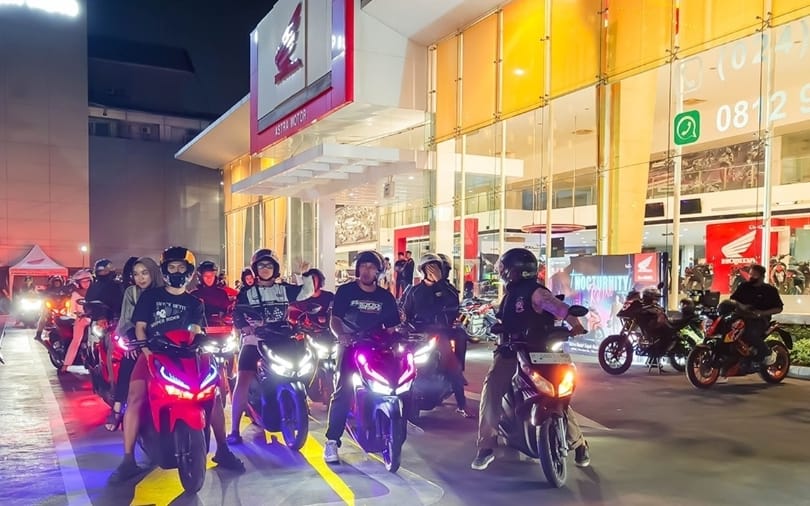 Nocturnity Ride Bareng Honda Jateng Menjadi Trend Asik di Kalangan Anak Muda