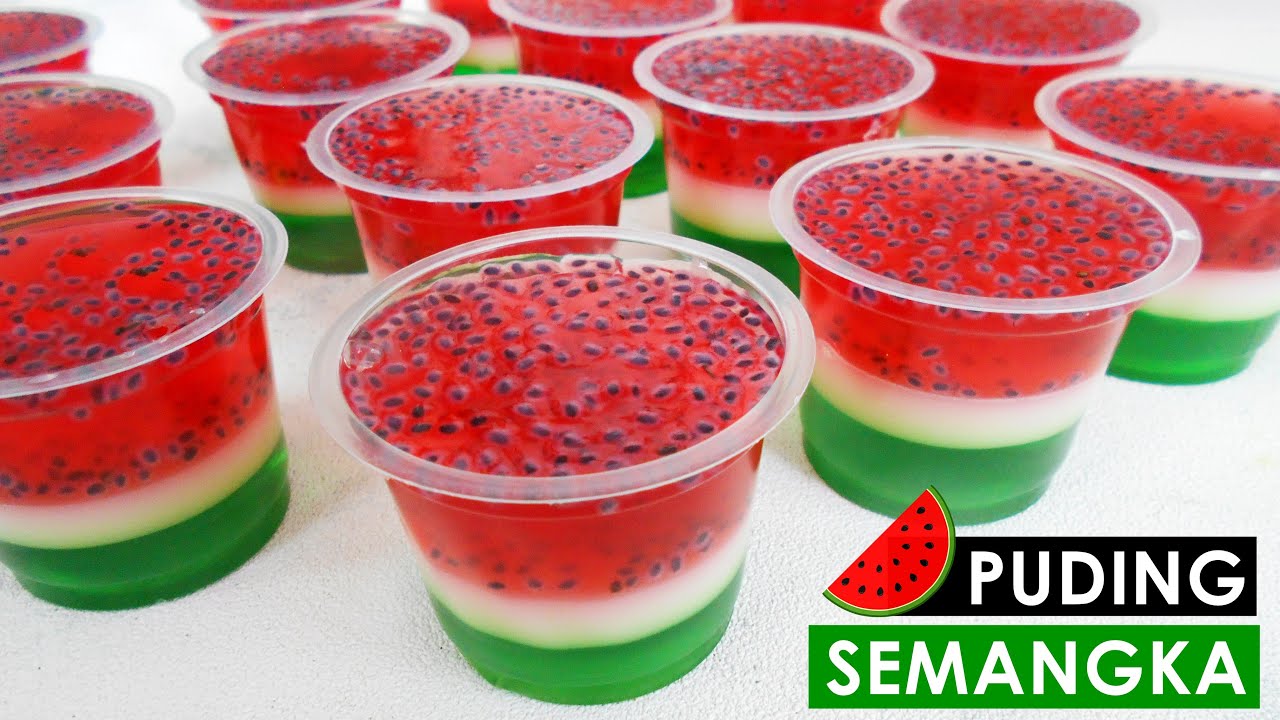 Resep Puding Semangka 2000an, Cukup Pakai Satu Bahan Utama Ini Bisa Jadi Ide Jualan yang Laris Manis!