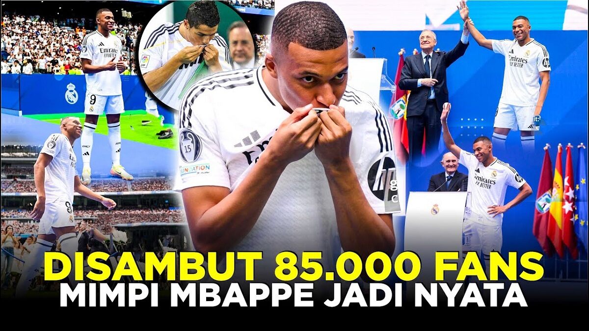 Perkenalan Kylian Mbappe di Real Madrid Pecahkan rekor Sang Idola Cristiano Ronaldo, Mimpi Jadi Kenyataan!