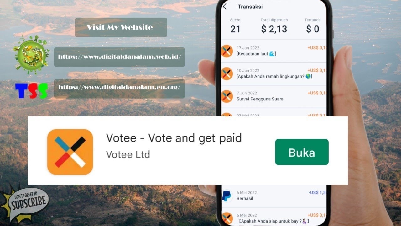 Cara Menghasilkan Saldo DANA Gratis Hingga Rp300 Ribu per Hari dengan Aplikasi Votee