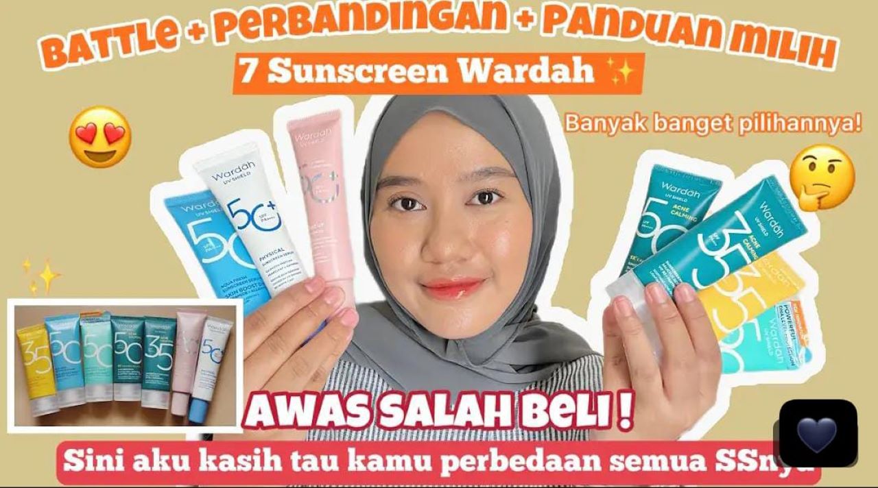 3 Sunscreen Wardah SPF 50 untuk Usia 40 Tahun Ke Atas, Bantu Atasi Flek Hitam dan Penuaan Dini