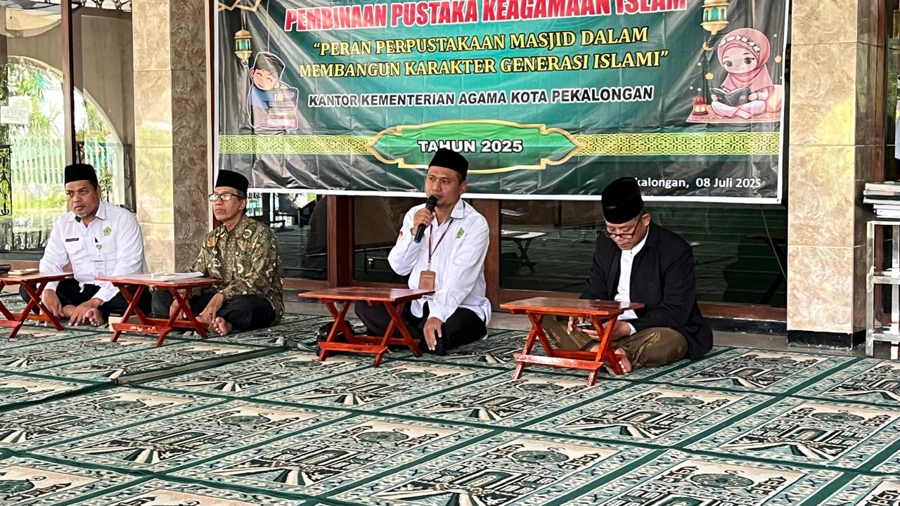 Kemenag Kota Pekalongan Gelar Pembinaan Pustaka Keagamaan Islam di Masjid