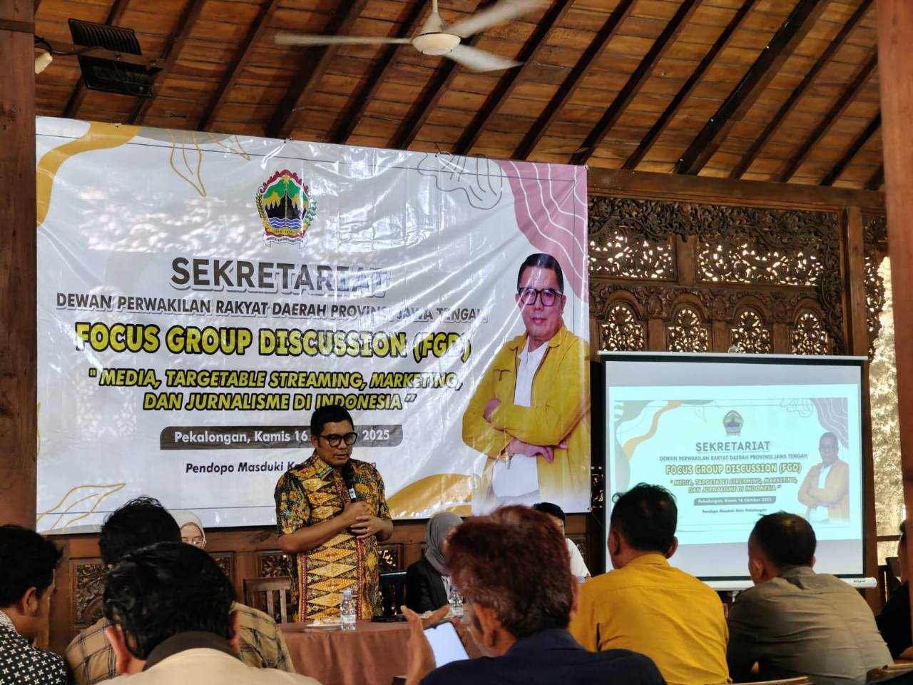 Pimpinan DPRD Jateng Tegaskan Komitmen Transparansi, Ajak Media Sinergi Bangun Daerah