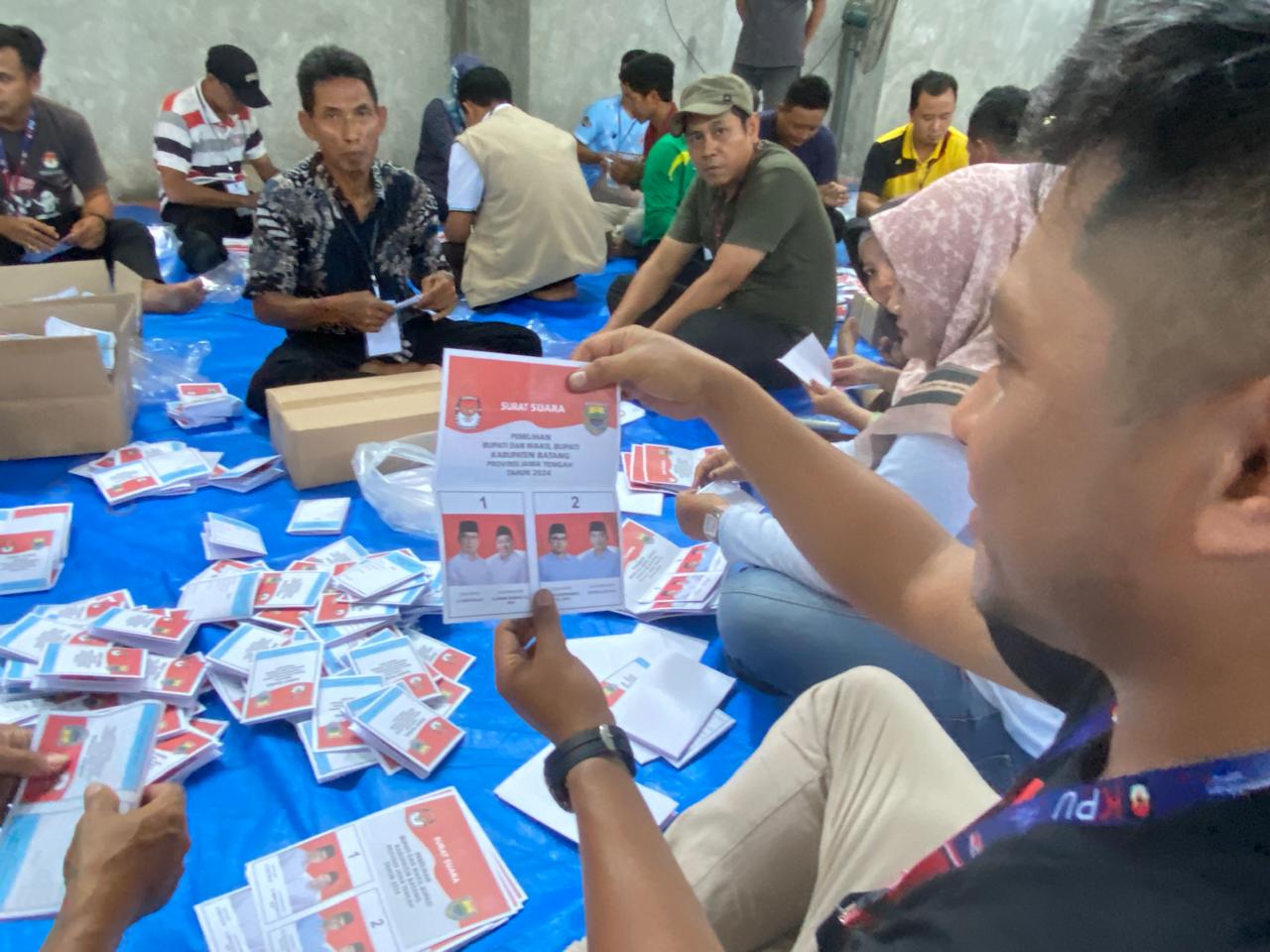 KPU Batang Siapkan 305 Tenaga Sortir dan Lipat Surat Suara Pilkada 2024 