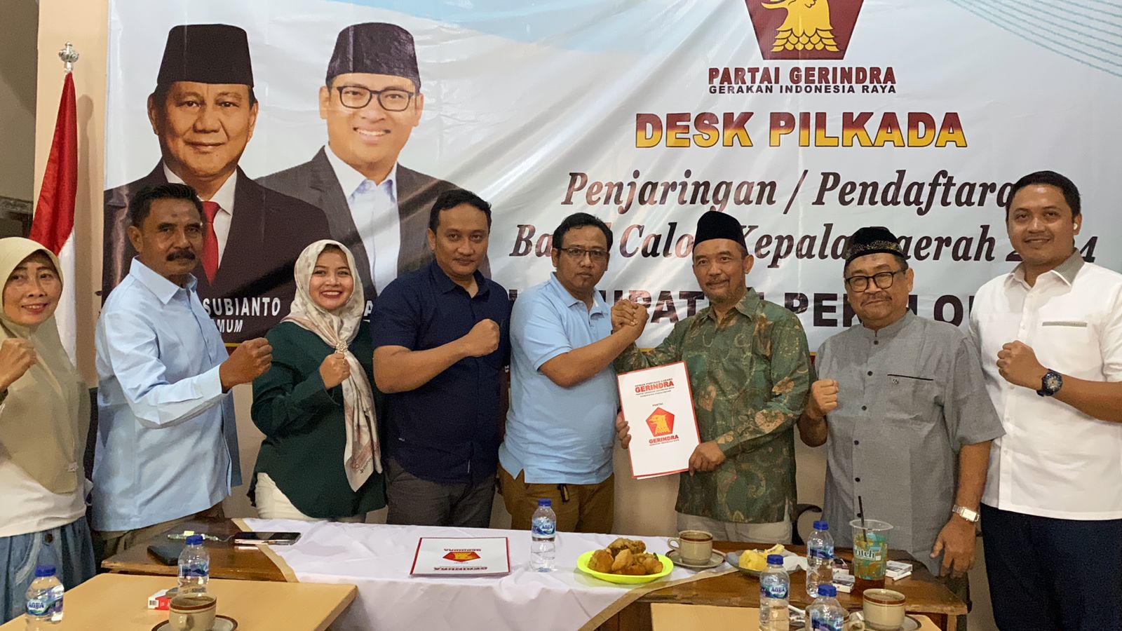 Pengusaha Jalan Tol H. M. Amin Jadi yang Pertama Daftar Bakal Calon Bupati Pekalongan dari Partai Gerindra