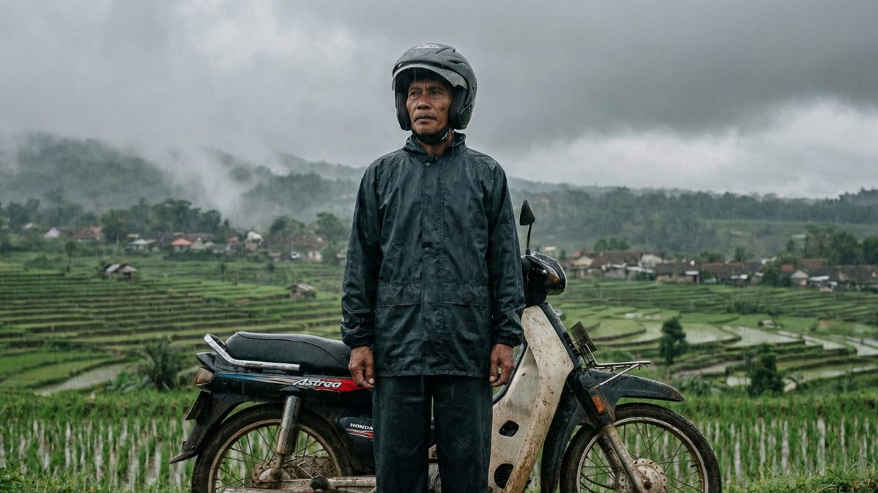 7 Item Wajib Bikers di Musim Penghujan di Jawa Tengah