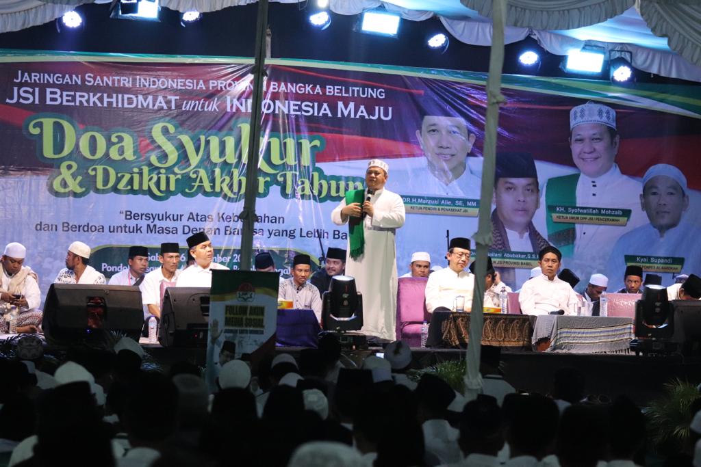 JSI Bangka Belitung Gelar Doa Syukur dan Zikir Akhir Tahun, Prabowo Ajak Masyarakat Jaga Persatuan