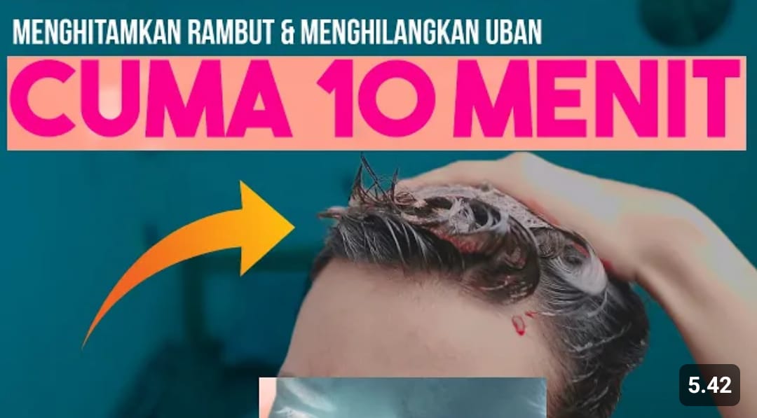 3 Cara Menghitamkan Rambut Beruban Secara Alami dan Permanen dengan Minyak Kayu Putih yang Benar! Awet Muda