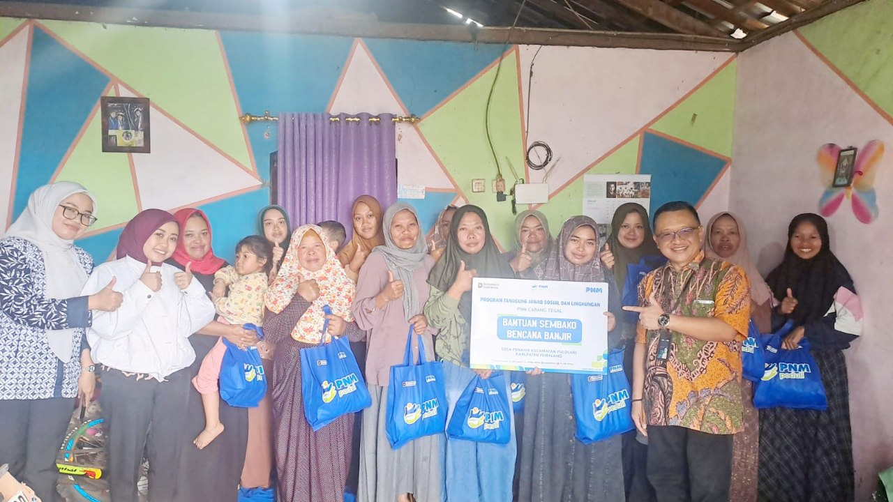 PNM Peduli Berikan Bantuan Pasca Bencana di Kabupaten Pemalang dan Tegal