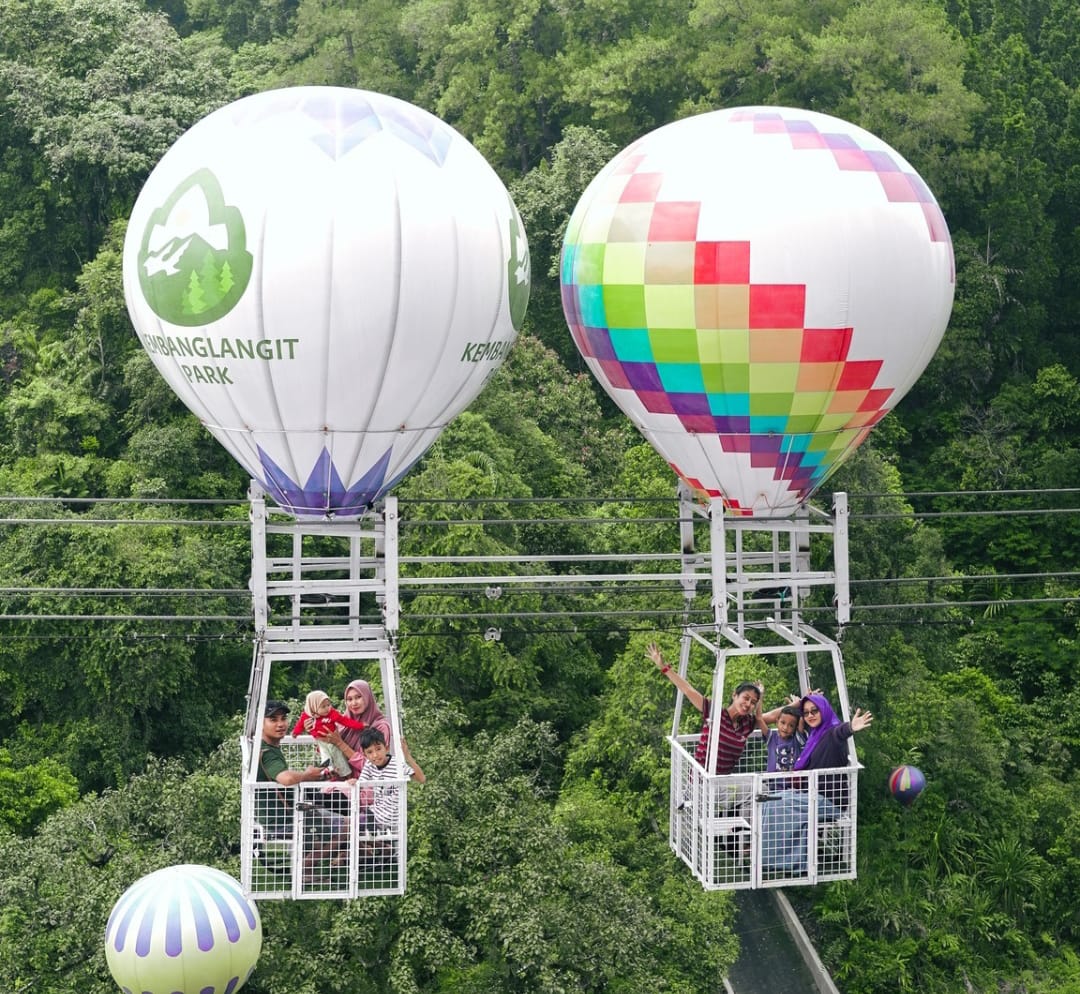 Gebrakan Baru Lagi, Kembanglangit Park Hadirkan Balon Sultan dan Fun Slide di Libur Nataru