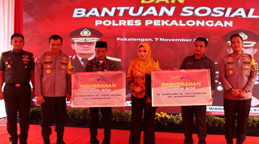 Bupati Pekalongan Fadia Arafiq Apresiasi Bantuan Sumur Bor dari Polda Jateng